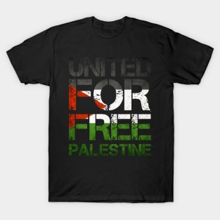 United For Free Palestine - Stand Together Like Brother T-Shirt